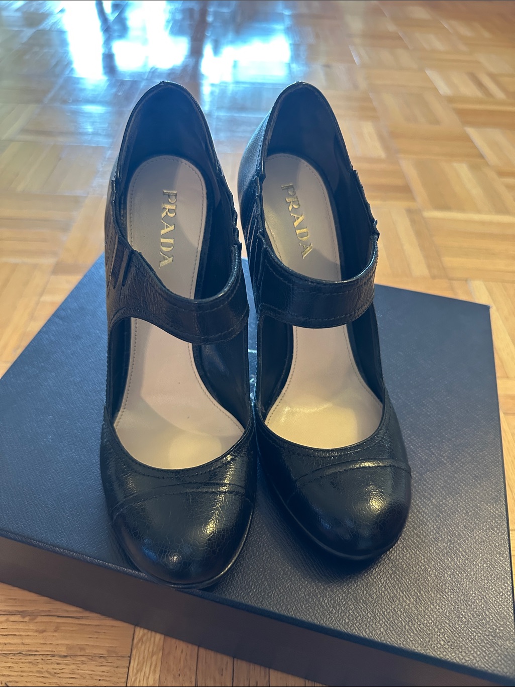 Prada Calzature Donna Mary Jane Heel